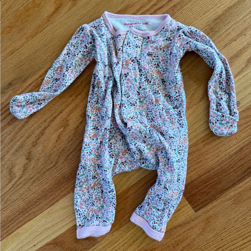 Magnetic Me Floral Sleeper 0-3M